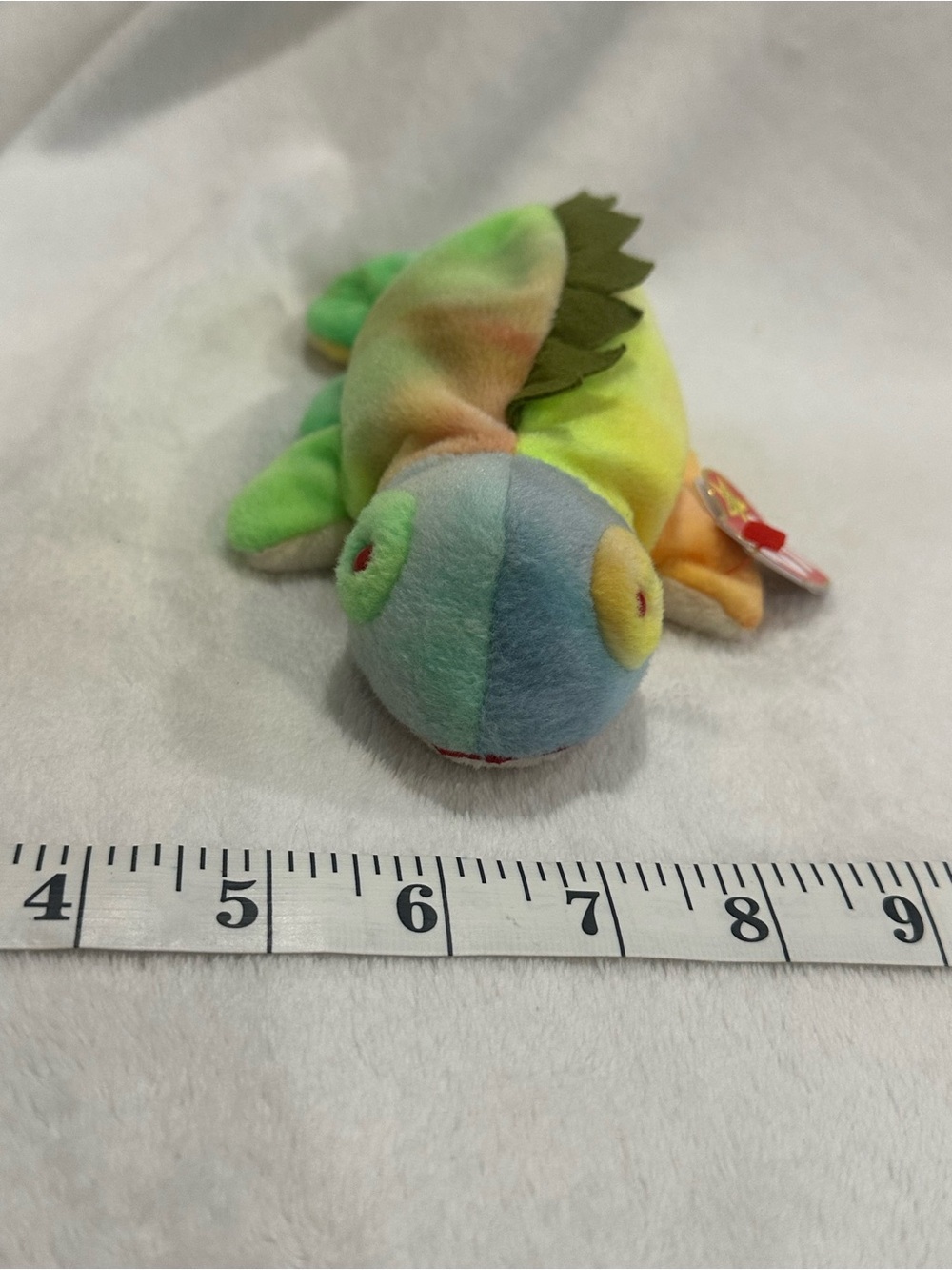 Ty Iggy is Multicolor Chameleon Plush - Green, Blue, Yellow